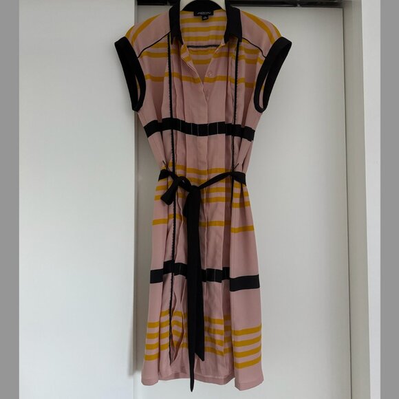 Jason Wu for Target Striped Pleated Button Up Dress - Picture 3 of 9